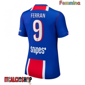 Paris Saint-Germain Ferran Torres #9 Prima Maglia Femmina 2026-27 Manica Corta